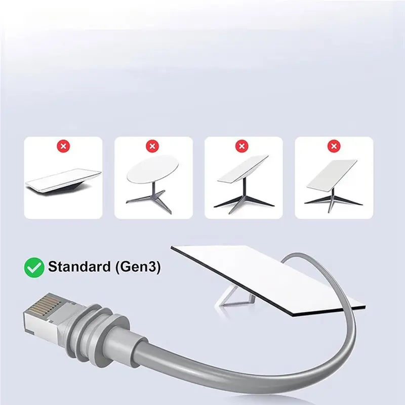 Classic-For Starlink Satellite Gen3 V3 Ethernet Cable Adapter SPX To RJ45 Dish Router For SPX To RJ45 Cable