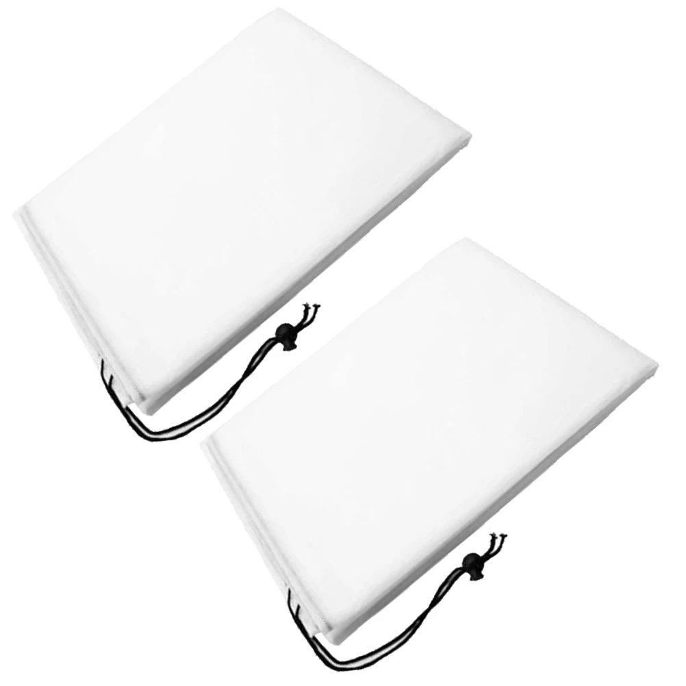 

2Pcs 120x180cm White Drawstring Plant Covers Non woven Frost Protection Bags for Outdoor Plants Winter Tree Protector