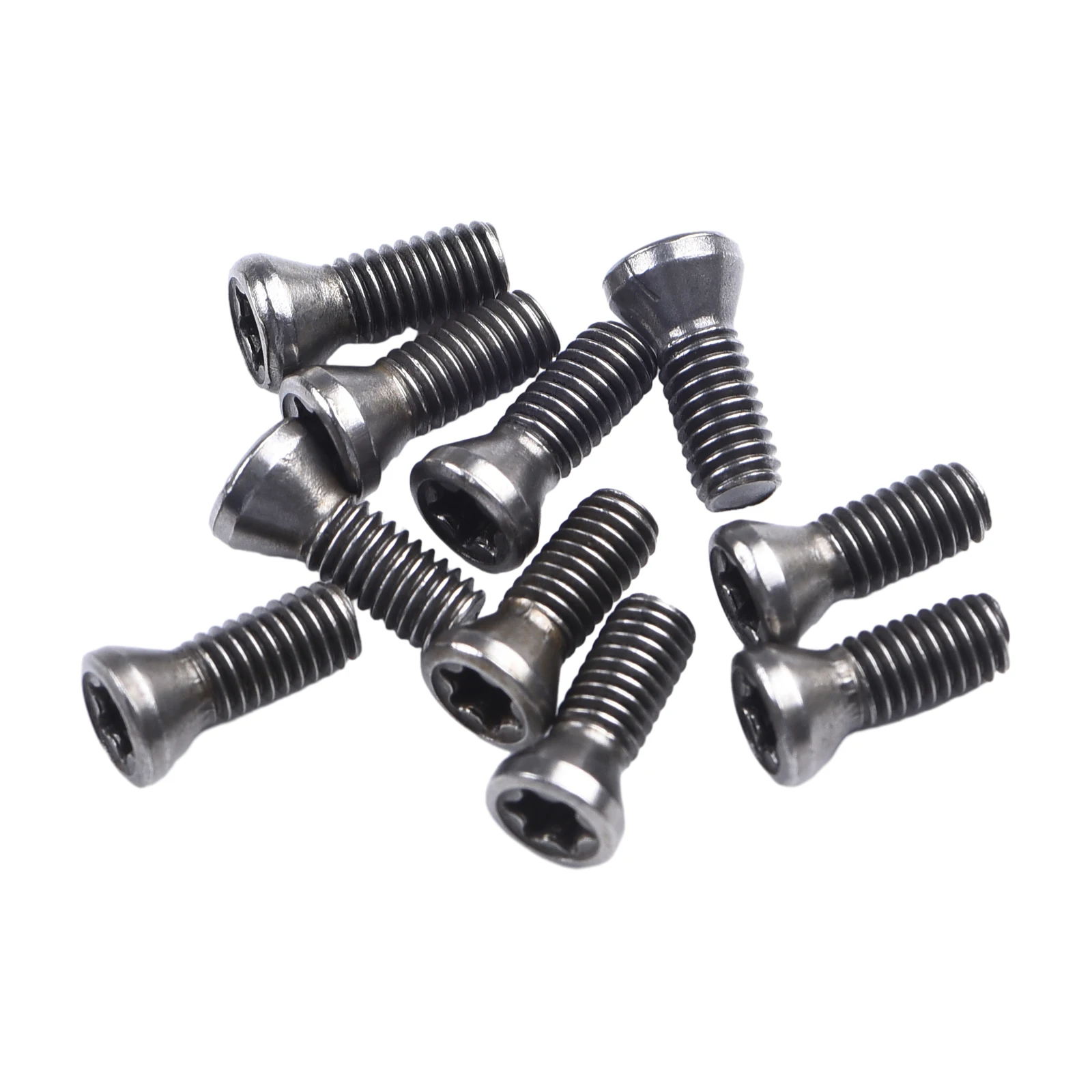 10x CNC Torx สกรู M2.5/M3.5 แทนที่สําหรับคาร์ไบด์แทรกเครื่องกลึง CNC เครื่องมือสกรูเครื่องตัดหัวใบมีดสกรูอะไหล่