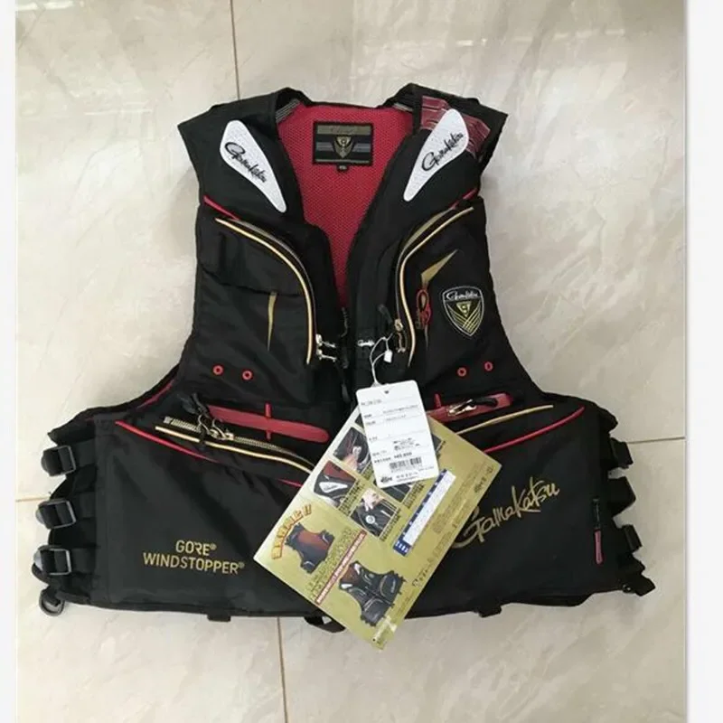Gamakatsu Men Fishing Vest Outdoor Buoyancy 120 Kg Vest Sports