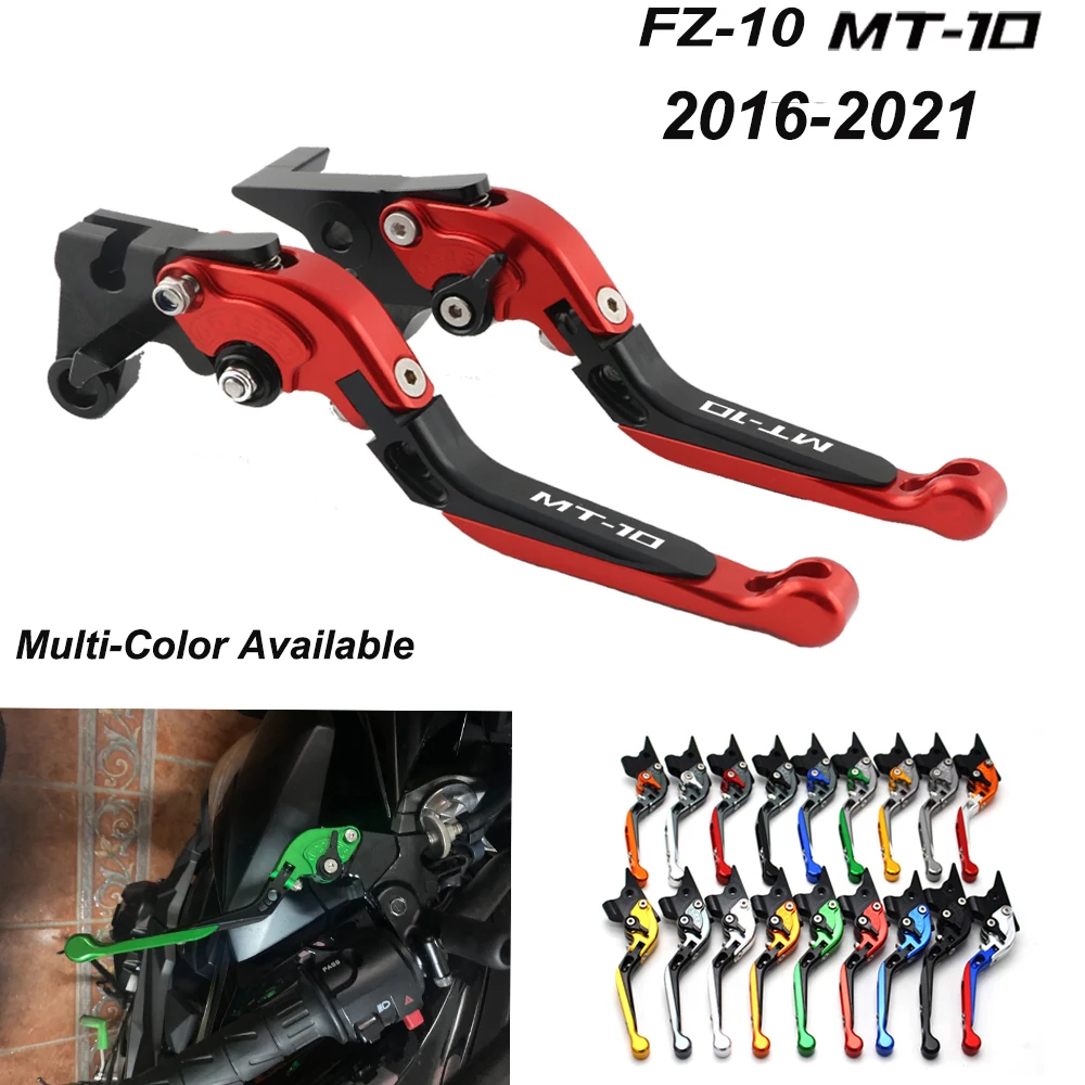 

For Yamaha MT-10 MT10 FZ-10 FZ10 Adjustable Brake Clutch Lever Set Motorcycle Accessories Folding Handle Levers 2016-2021 Year