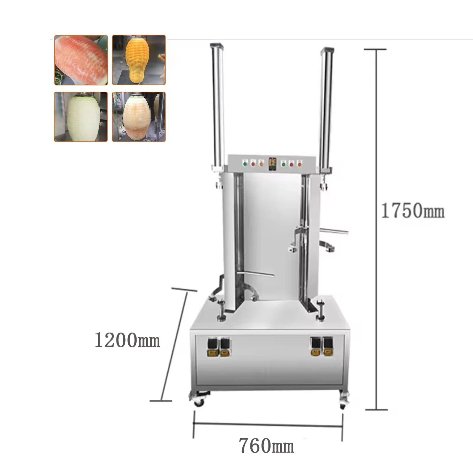 Avtomat-máquina de pelado de fruta Industrial, máquina de pelado de fruta, calabaza, sandía, Mango automático, piña