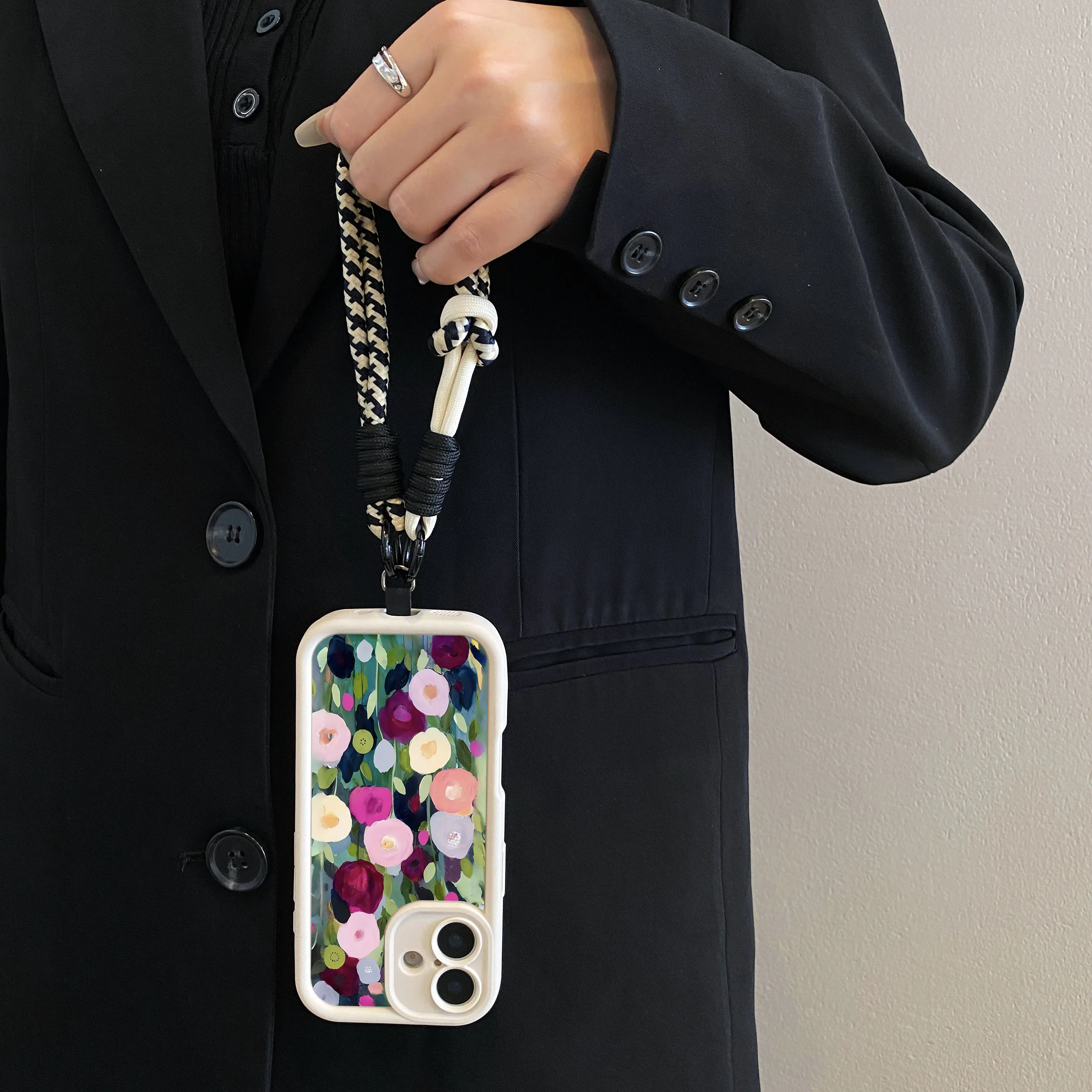 Cxd5Цветочное ожерелье RopeCaseForRedmi Note 14 13 12 11 10 9 8 7 Pro Plus 11s 14s 13C 12C 14C 9C 10C Чехол для телефона с ремешком через плечо