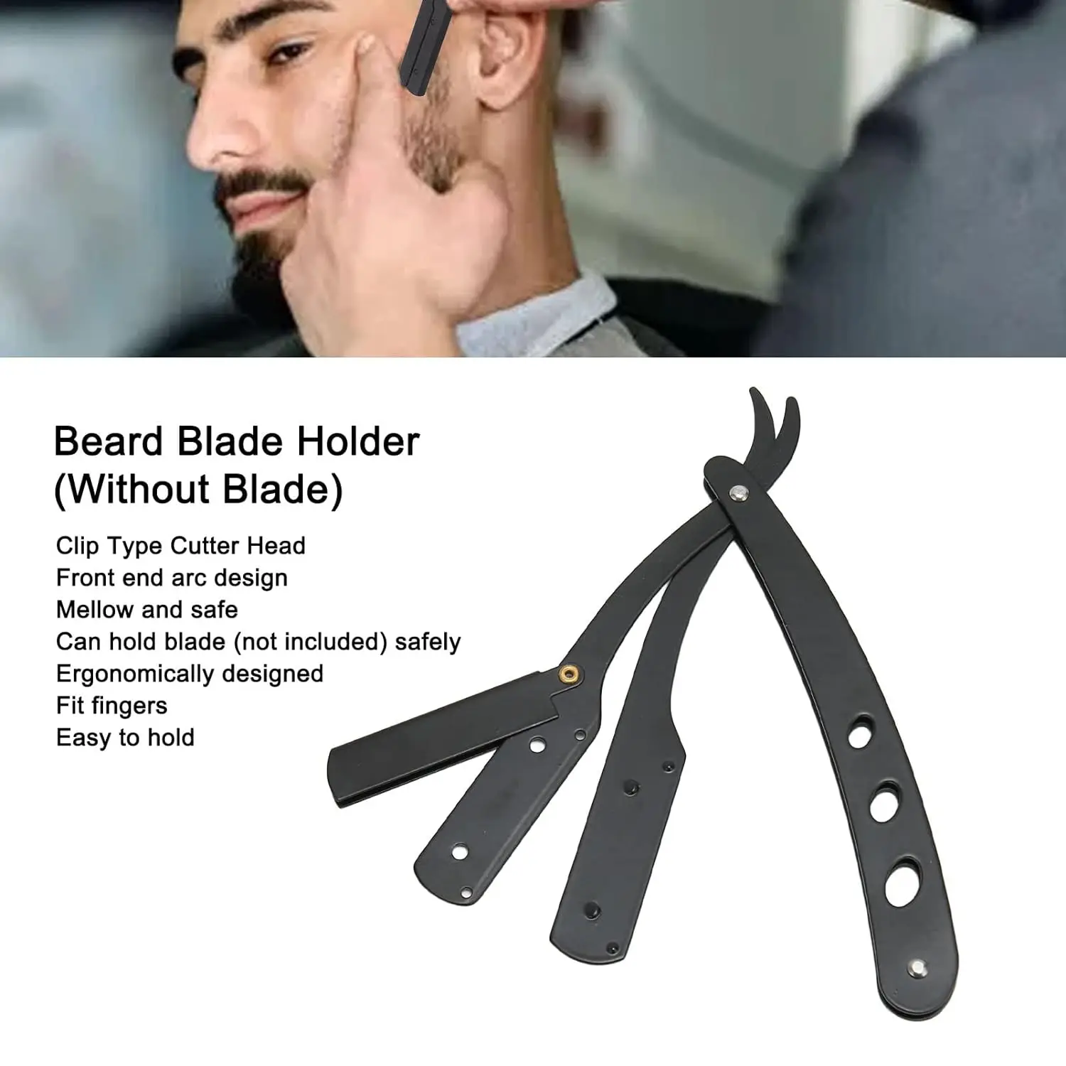 Men Shaver Razors Barber Straight Edge Beard Shaning Tools Satety Stainless Steel Folding Knife Hair Removal Depilation Razor