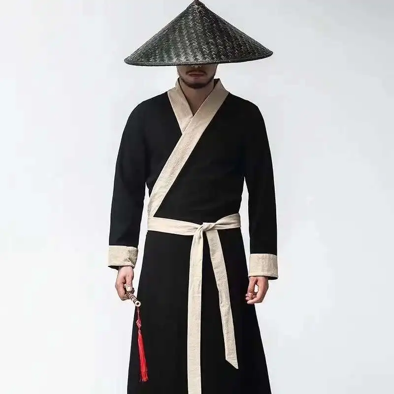 Ancient Chinese Male Hero Costume Traditional Swordsman Clothing Vintage Martial Arts Assassin Cosplay Dress Men Women Hanfu view 4