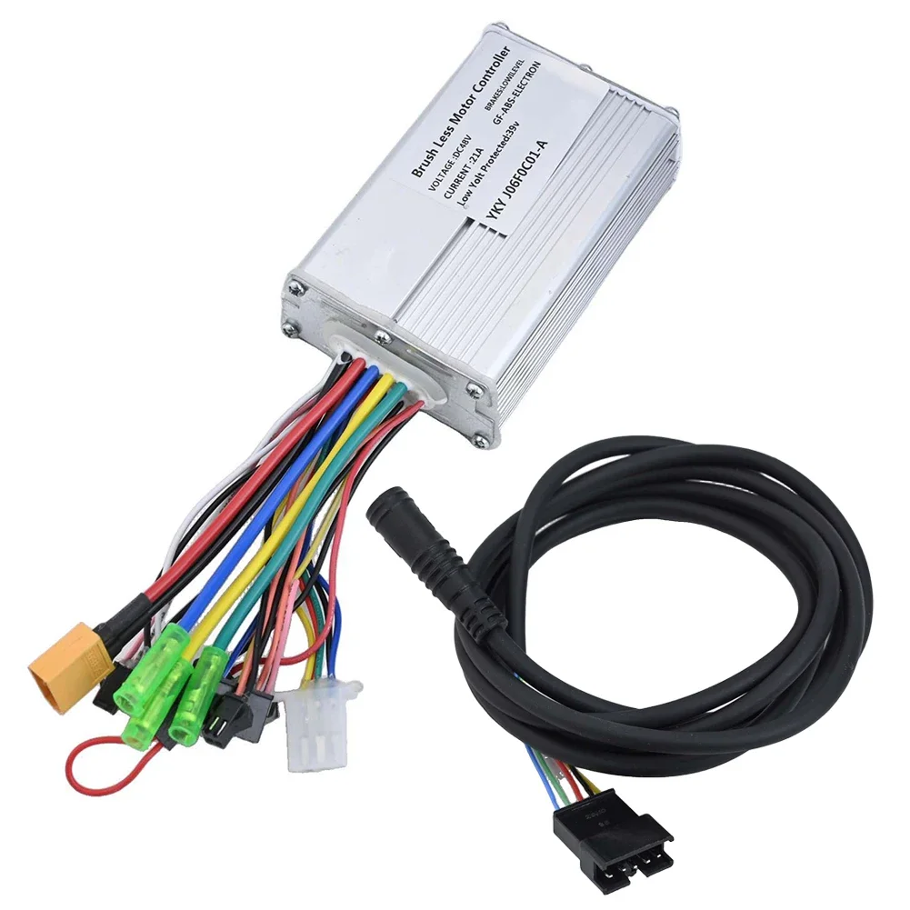 aluminum-alloy-controller-display-adapter-cable-for-electric-vehicles-precise-wiring-design-1450mm-display-cable