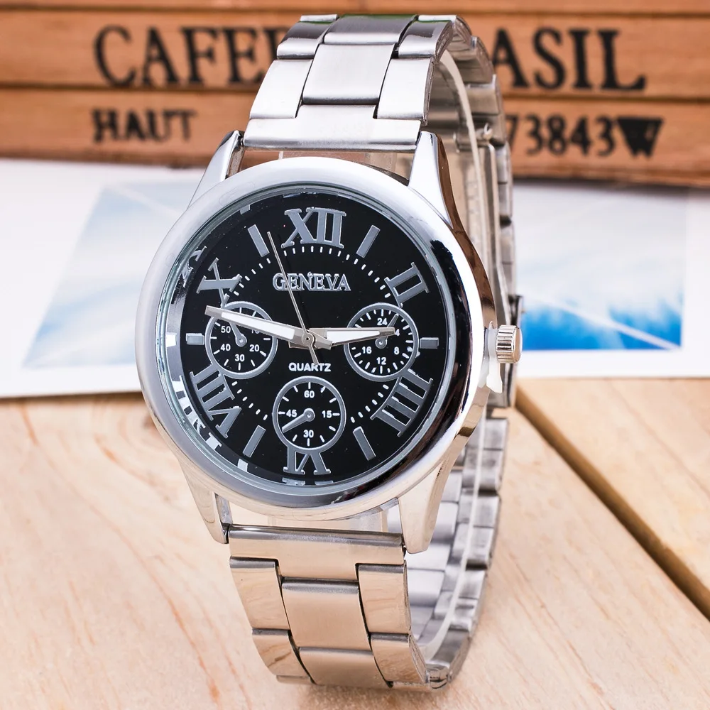 Quartz Movement High Quality Classic Women Stainless Steel Waterproof Ladies Watch