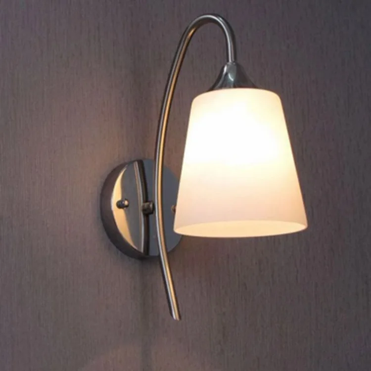 الحديثة مصباح ليد الذهب كرة زجاجية الجدار مصباح غرفة المعيشة الحمام غرفة نوم السرير مدخل الشرفة إضاءة داخلية الديكور مصباح #1