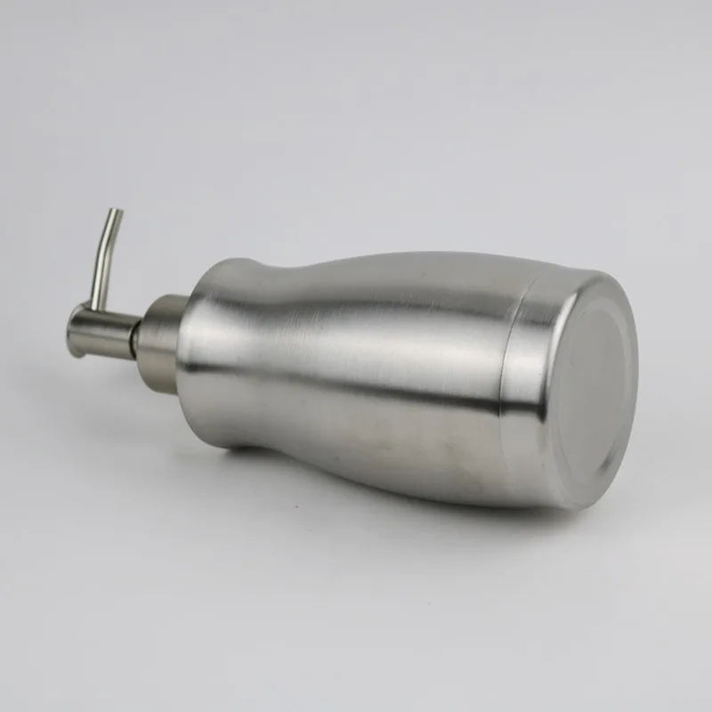 

Дозатор для лосьона из нержавеющей стали 304, ручной дозатор для мыла, помпа-бутылка для жидкого мыла, геля для душа, для использования в ванной комнате, отеле