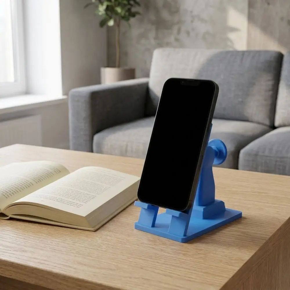 3D Printed Sewing Machine Phone Stand Hands-free Viewing Anti-slip Desk Decor Phone Holder Novelty Plastic
