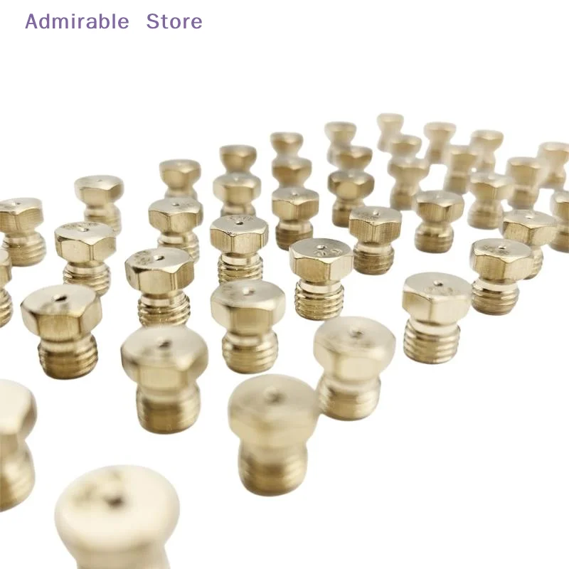 w5PCS Burner Gas Hob LPG- Conversion Kits Jets 50 65 70 87 95 Brass Nozzle For Gas Stove Brass Nozzle Propane Injector