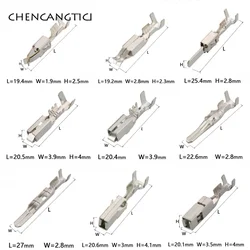 5 Pcs Crimp Terminal Block 2.8/3.5mm Male Female Auto Electrical Wire Splice Pin For FCI TE Tyco AMP Bosch Car Connector