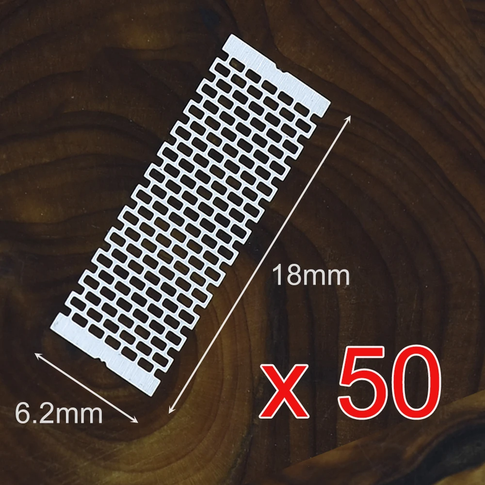 50pcs Resistabce 18x6.2mm 0.17/0.2ohm Ni80 A1 Wire Profile Wire Resistance Accessary