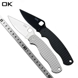 OK-81TI CPM-S30V ostrze uchwyt ze stopu tytanu łożyska ceramiczne Outdoor Camping polowanie kieszonkowe składane noże