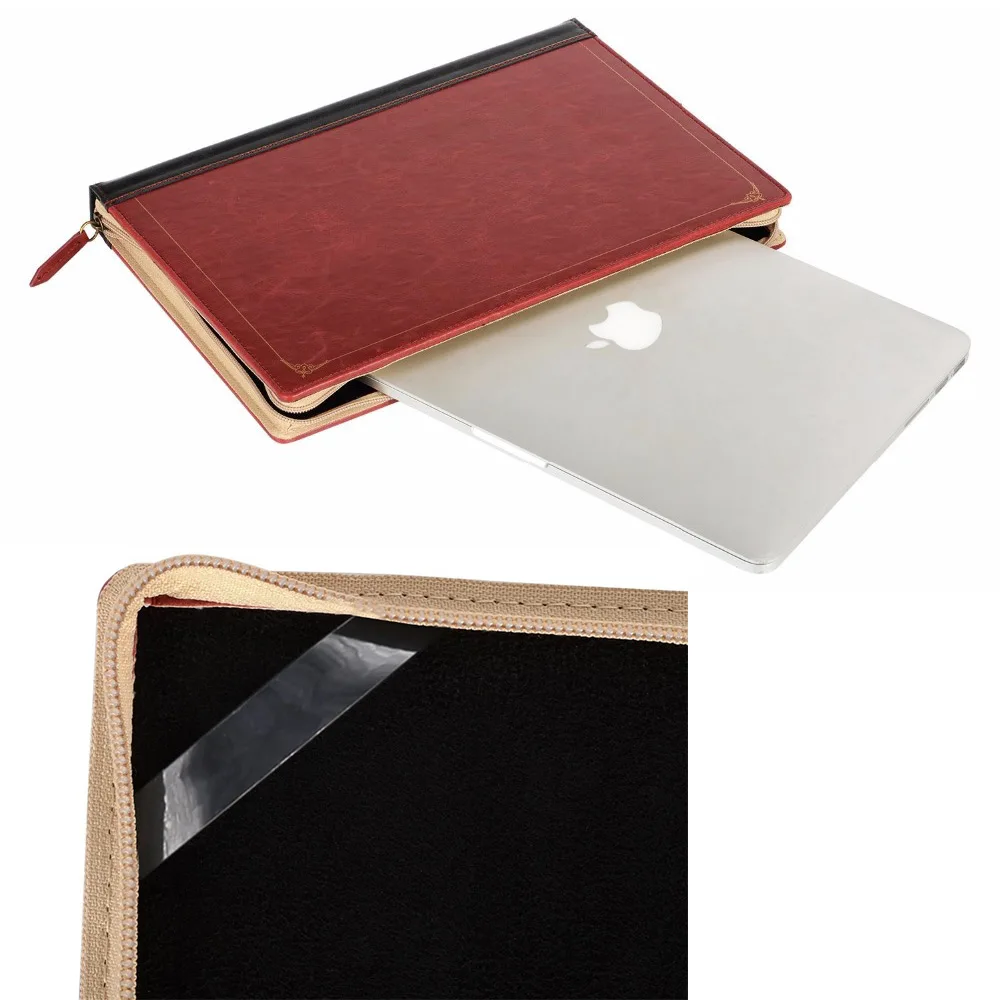 Laptop PU Leather Sleeve Case M3 A2991 A2918 M2 A2779 A2681 M1 A2337 A2338 for MacBook Air Pro 13 14 15 16 inch Notebook Cover