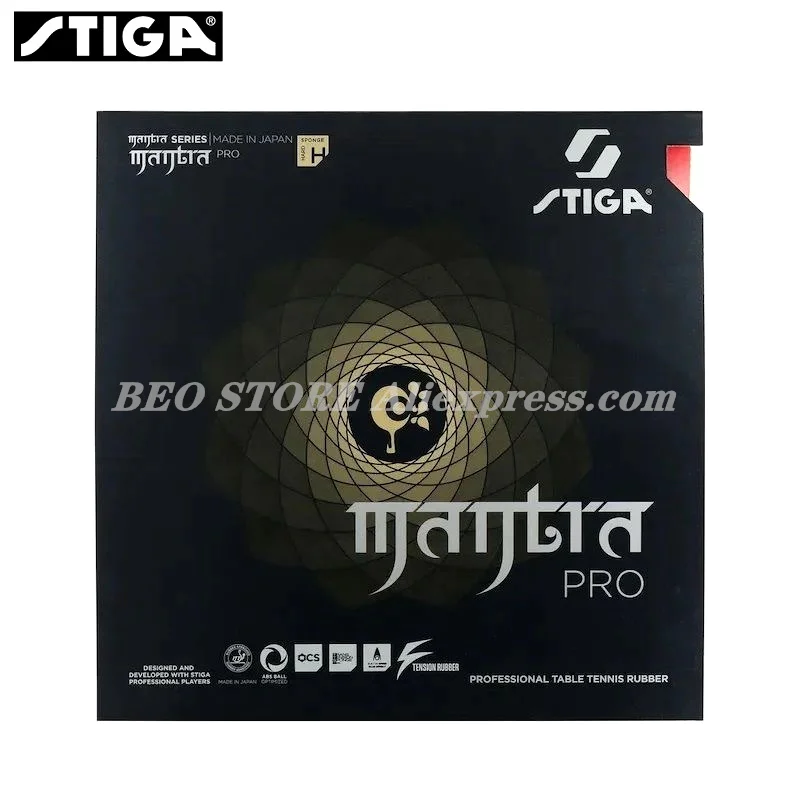 Stiga Mantra Pro M / H XH Tischtennis Gummi Pips-In Offensive Made in Japan Original Stiga Tischtennis Schwamm – Detail 4