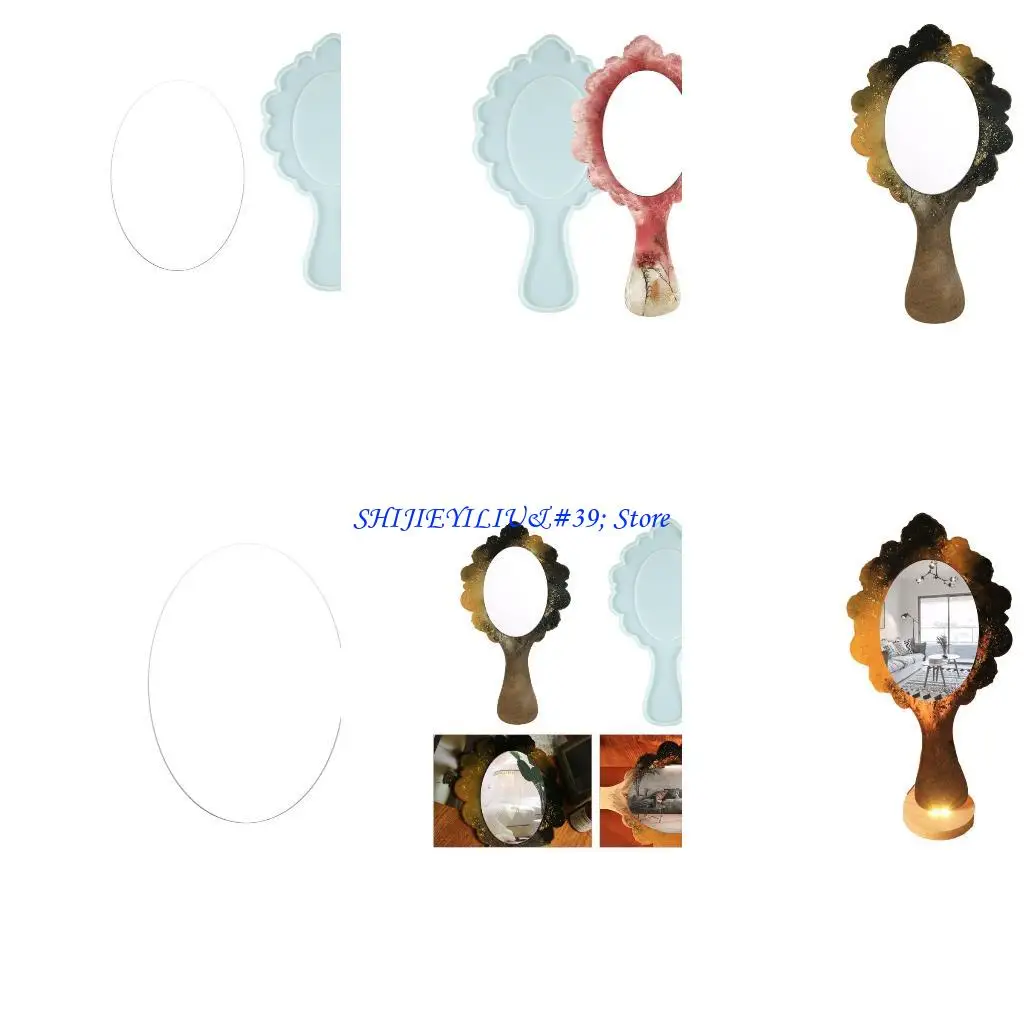 

E21F Craft Glass Figures Using This Long Time Silicone Mould Daily Use