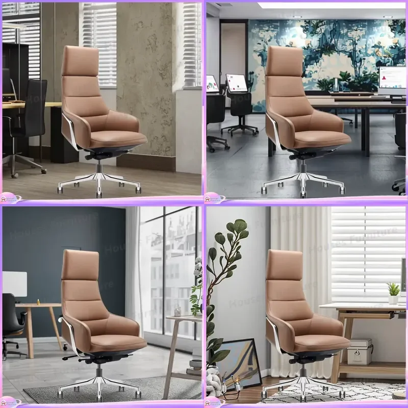 210 Modern Ergonomic Office Chair High Back Mesh Computer Desk Seat with Adjustable Lumbar Support Aluminum Base Tilt