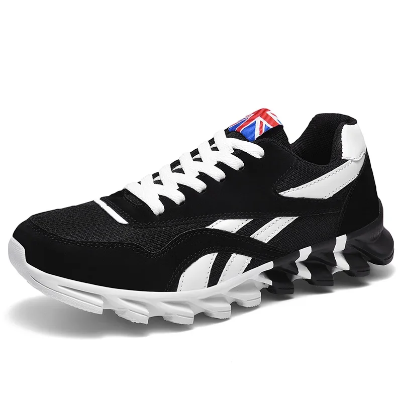 Męskie buty lekkie oddychające antypoślizgowe oddychające buty do biegania dla mężczyzn 36-48duży rozmiar Sneaker Drop-shipping
