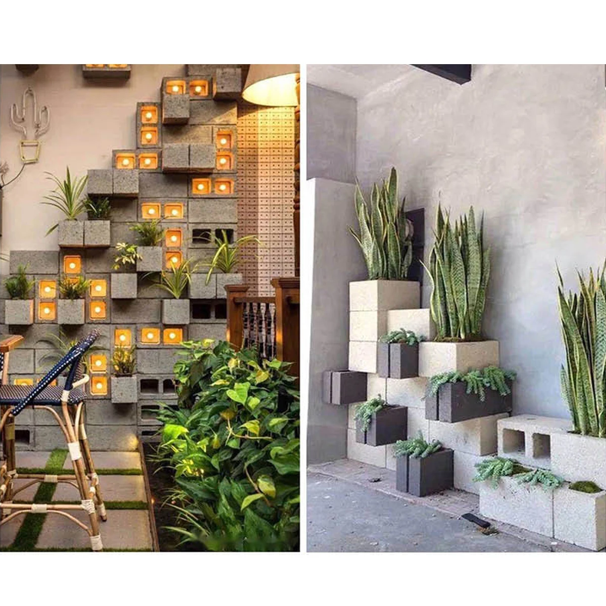 12 Types Garden Wall Fence Road Concrete Mold Home Yard Park Stone Brick Path Mold DIY Paving Plastic Mould and 6