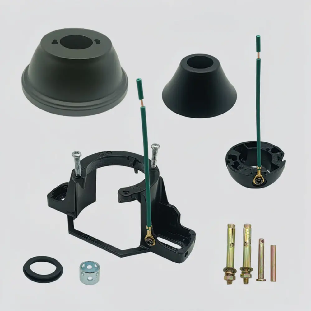 Ceiling Fan Hanger Bracket Replacement Base Kit Zinc Alloy Canopy Hook Mount For Residential Fan Light Installation