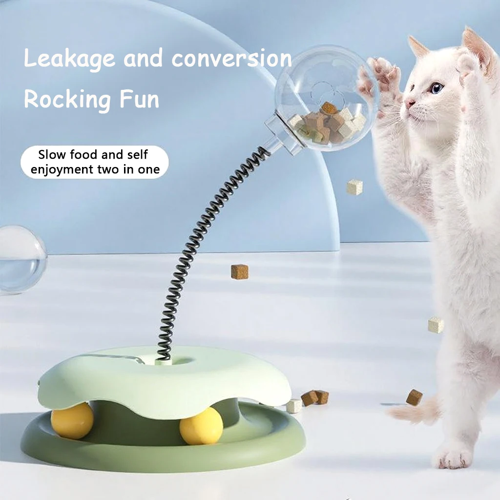 

3 Styles Funny Cat Leakage Food Rocking Fun Toy Cat Training Toys Cat Teaser Pet Supplies Toys For Cats Eco-friendly materials