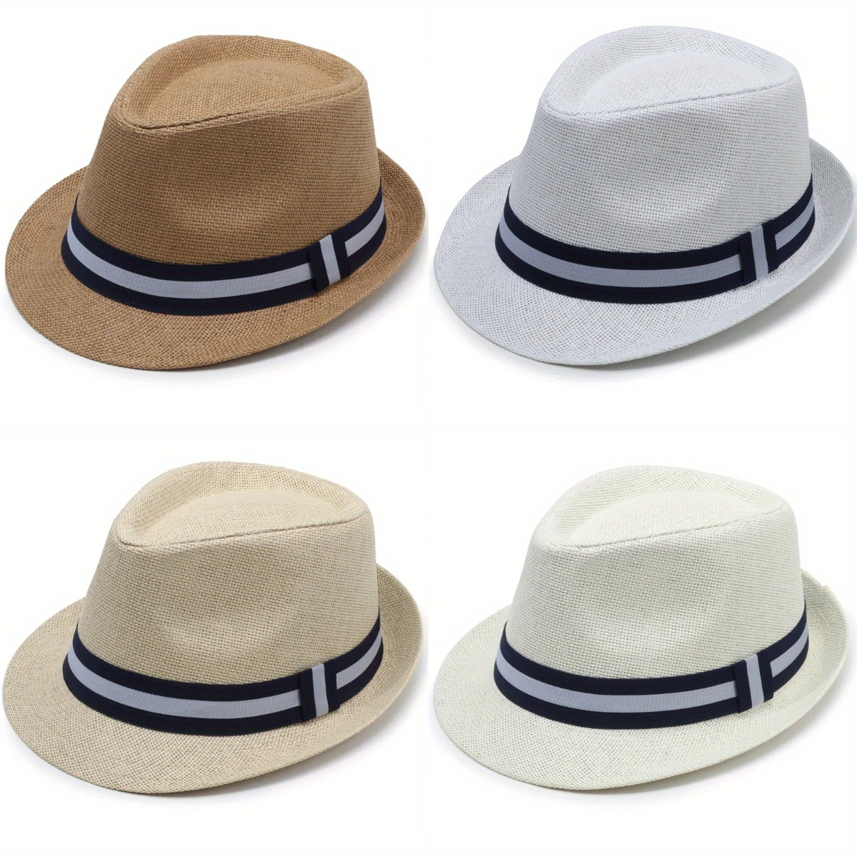 Solid Colour Summer Spring Casual Breathable Straw Hat Bucket Cap Women Men Outdoor Travel Hiking Beach Fisherman Hat Sun Hat