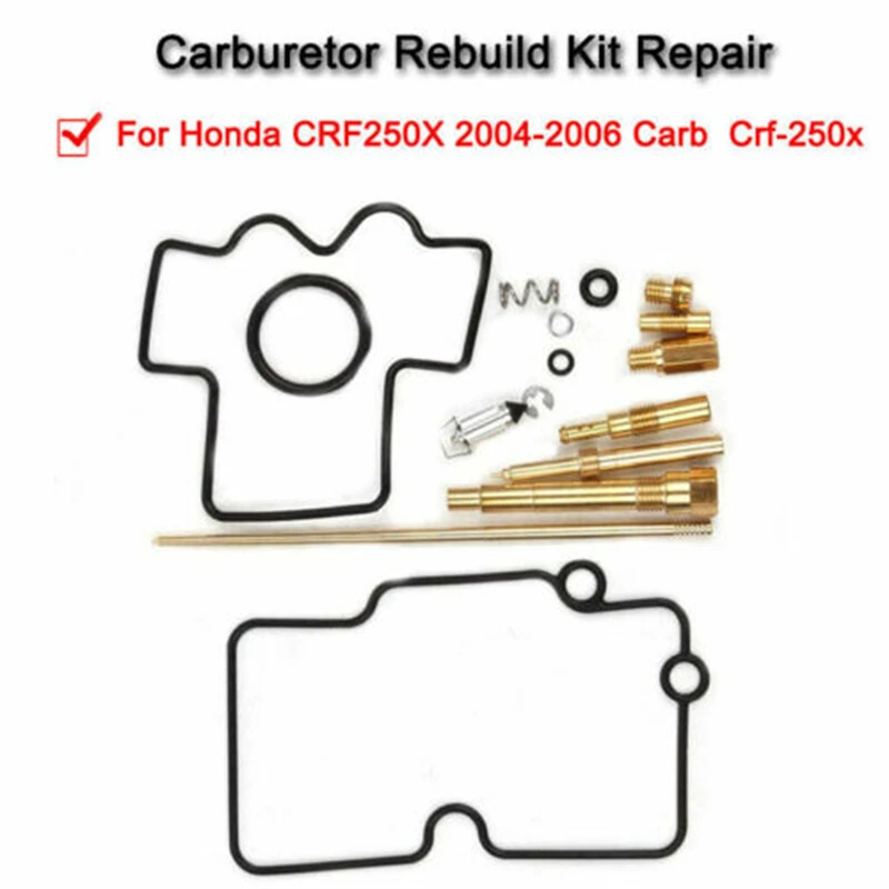 Carburetor Rebuild Repair Kit For Honda CRF250X 2004 2005 2006