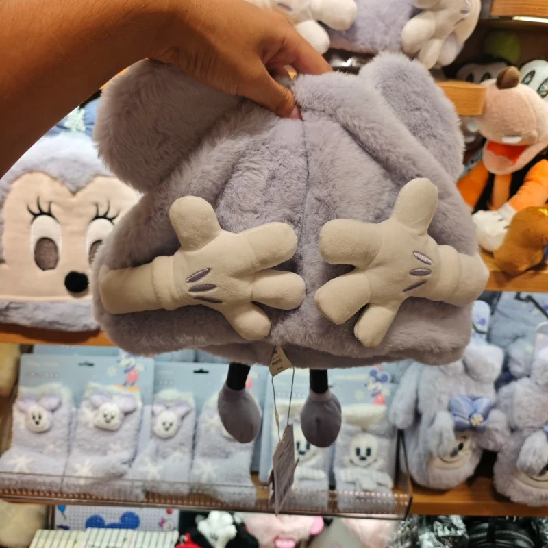 Syal Musim Dingin Mickey Minnie - Syal Pasangan Karakter Kartun Dunia Es, Hangat, Lembut, Hadiah Fashion untuk Wanita Pria