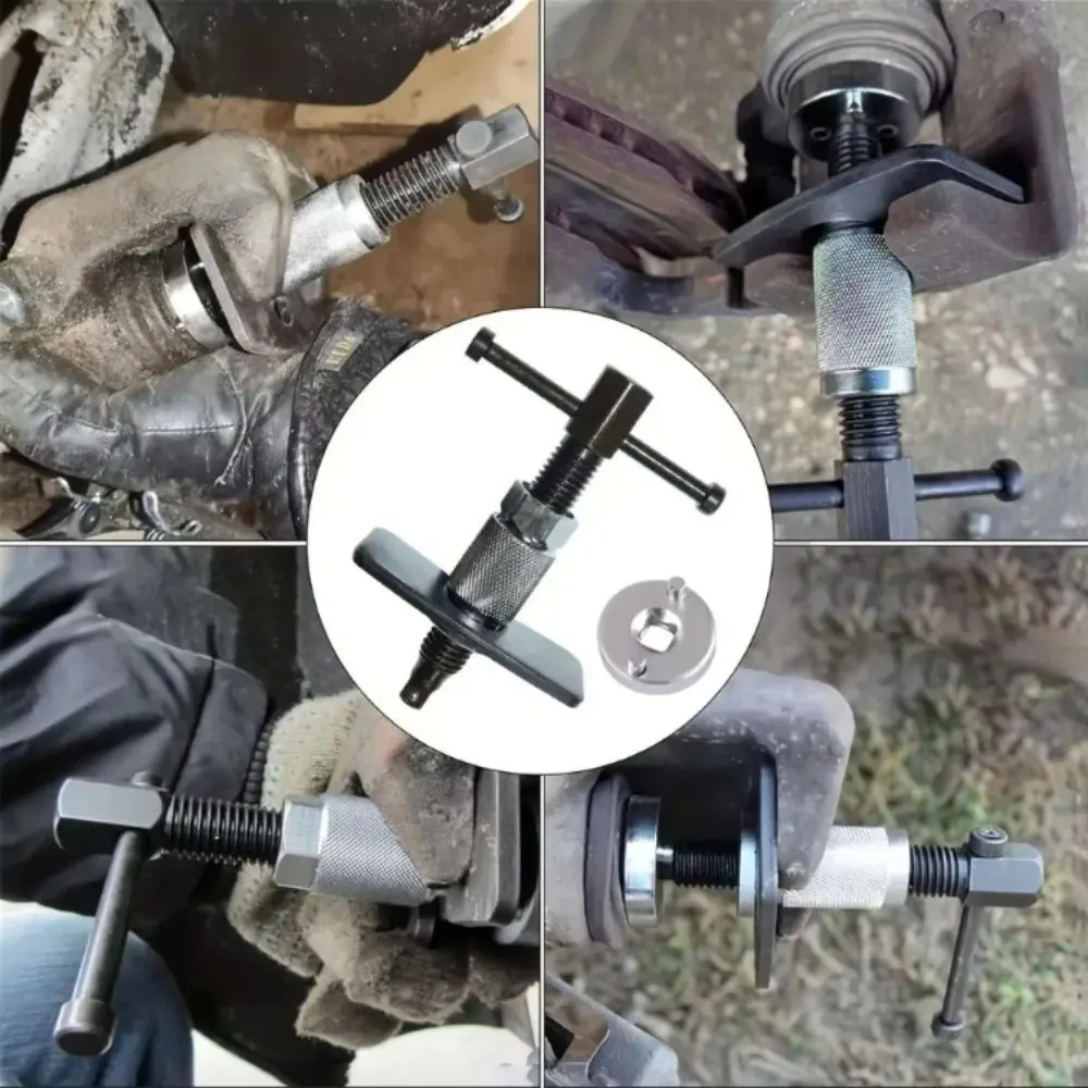 

3Pcs Set Brake Caliper Tool Kit Universal Separator Durable Construction Piston Rewind Tools Hand Tools Replacement Piston