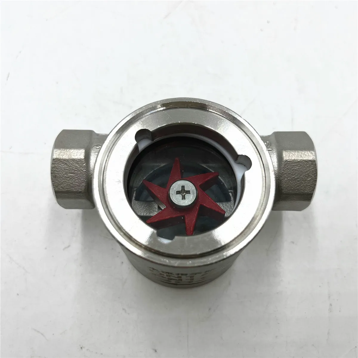 

1/4", 3/8", 1/2", 3/4", 1" NPT Thread Stainless Steel 316 Sight Water Flow Indicator With PTFE Impeller