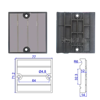 Conveyor Block Pad for SMC Woodworking Double End Tenoner Feeding Chain 10pcs 3