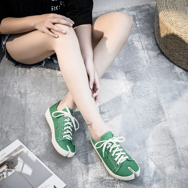 Black Canvas Shoes Casual Shoes Women Green Vulcanized Shoes Fashion Espadrille Buty Damskie Calzado Mujer Scarpe Donna Ayakkabı