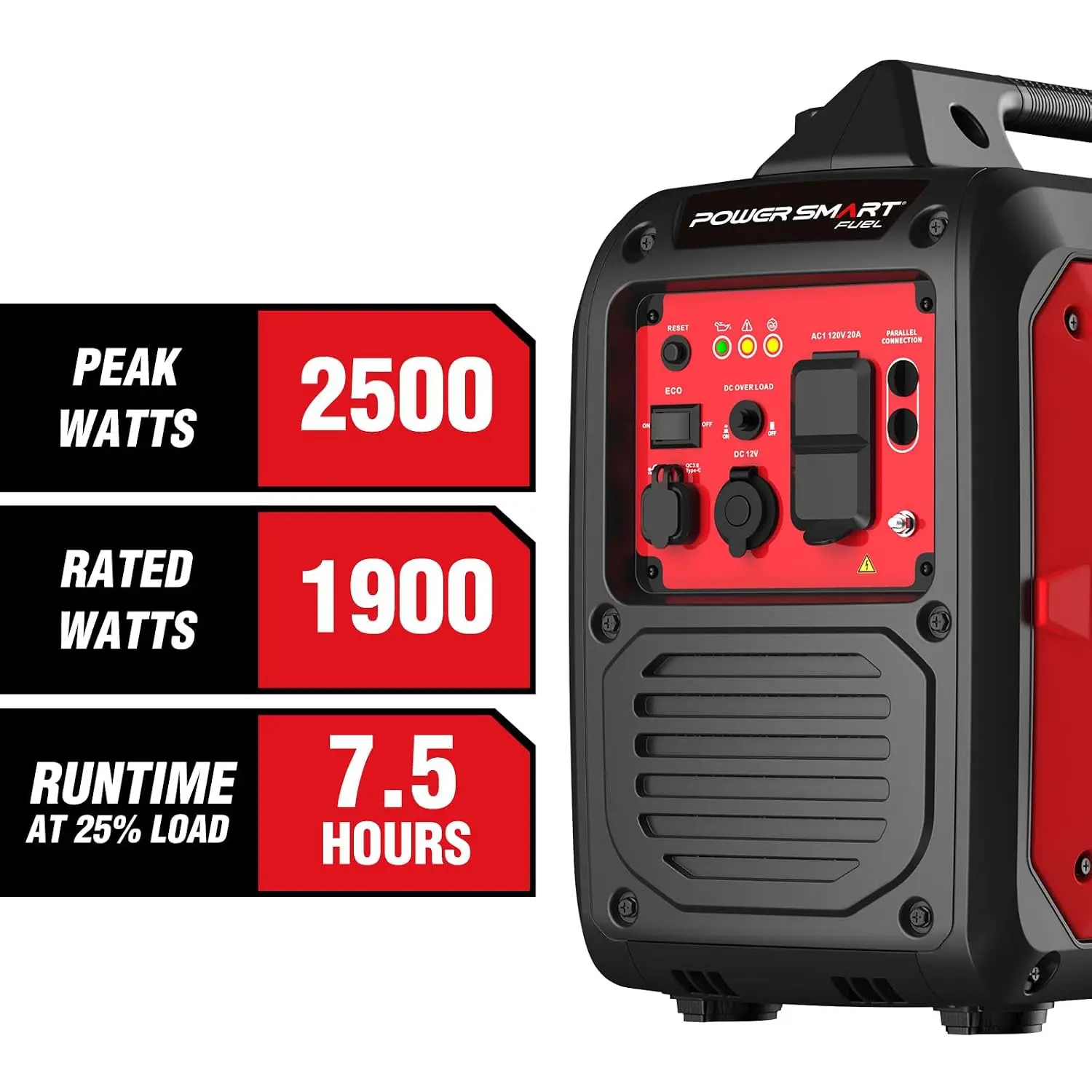 2500 Watt Portable Inverter Generator for Camping, Customized