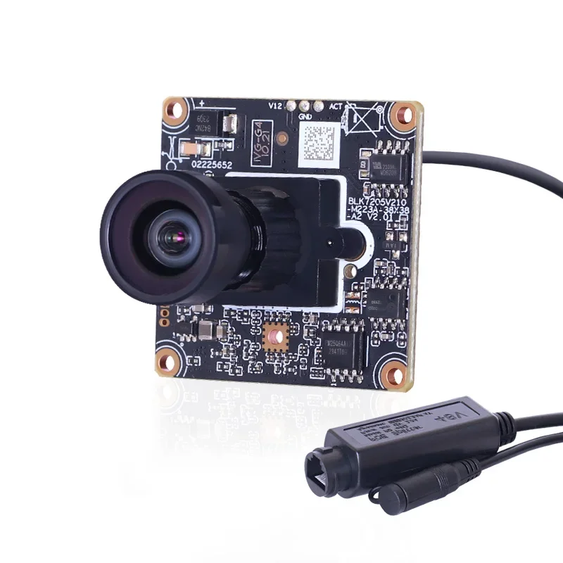 New 4MP 2.6mm 130degree CMOS Sensor H.265 H.264 HD Mini Monitoring Ethernet Interface Rj45 Webcam POE IP Camera Module
