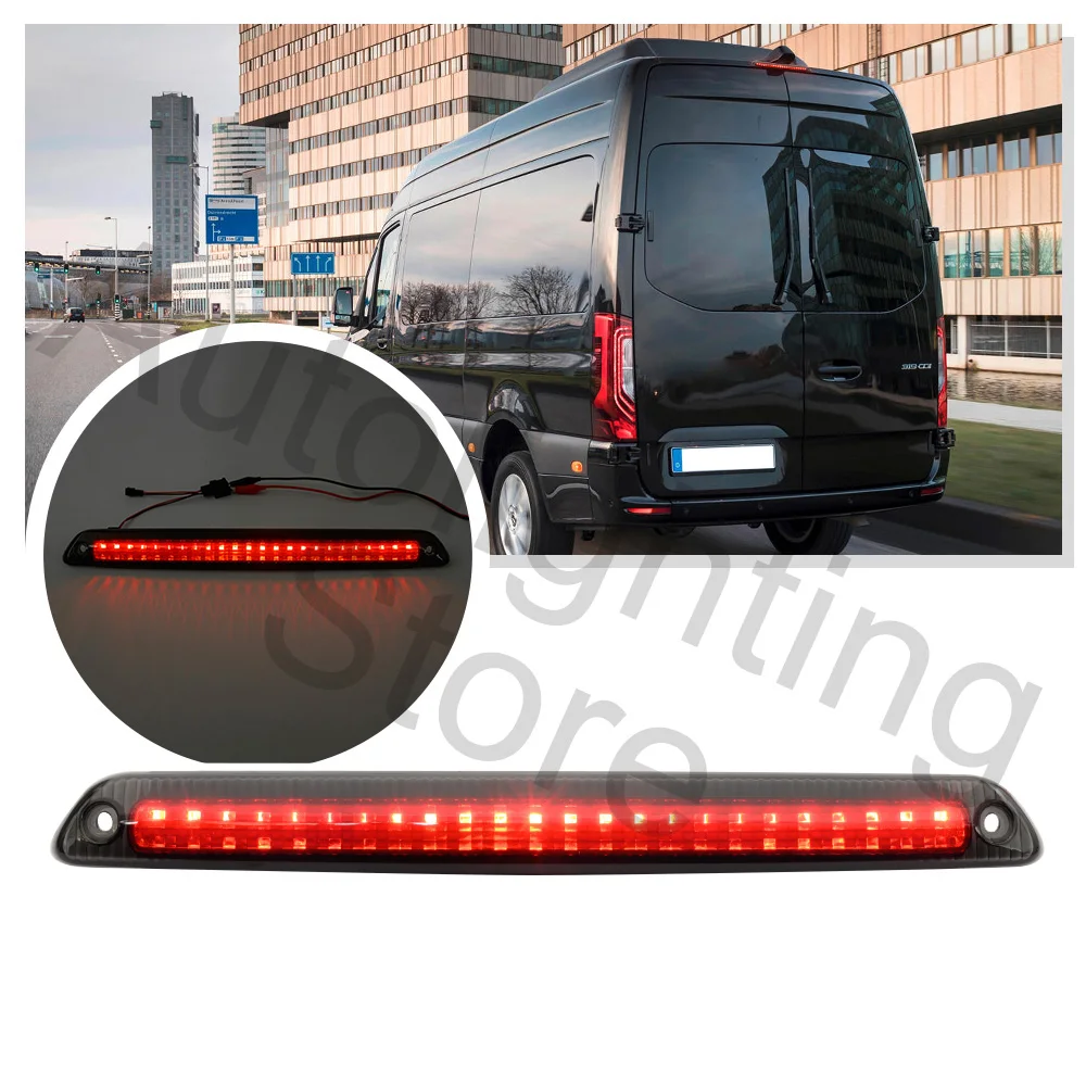 1PC For VW Crafter Benz Sprinter W906 W907 W910 Dodge Sprinter 2500 3500 LED High Mount Third 3rd Brake light bar tail light