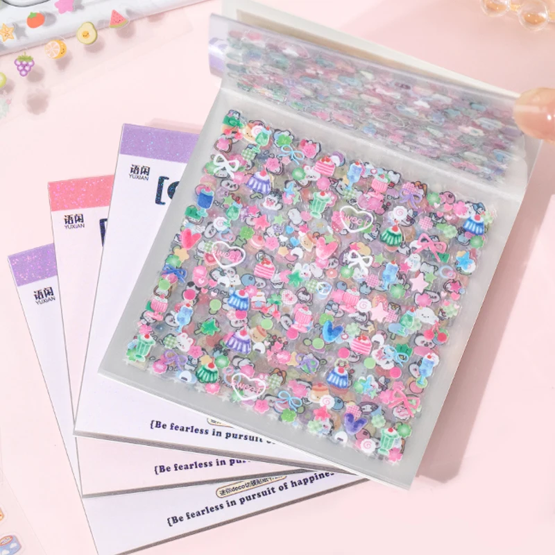 Mr. Paper, Dream Weaving Workshop 2.0 Series PET Film Cutting Stickers Book, Mini Deco Korean Student Tent Decoration Stickers