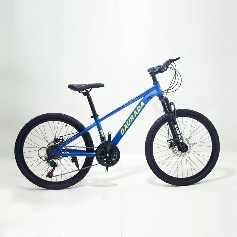 Students' 24-Inch Wheel Size Cross Country Ordinary Pedal Mountain Bike with Hard Frame and Non-Rear Damper