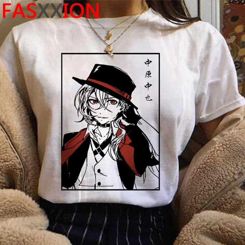 Bungou Stray Dogs Chuuya Nakahara t shirt female graphic tees women tumblr grunge harajuku casual clothes aesthetic