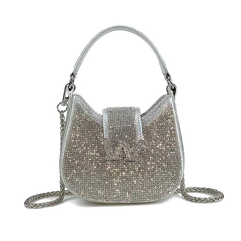 

Lipstick Female Moon Diamond-encrusted Acrylic Bagmini Small Handbag High-end Rhinestone Bag Bolsos De Lujo Mujer Marcas Famosas