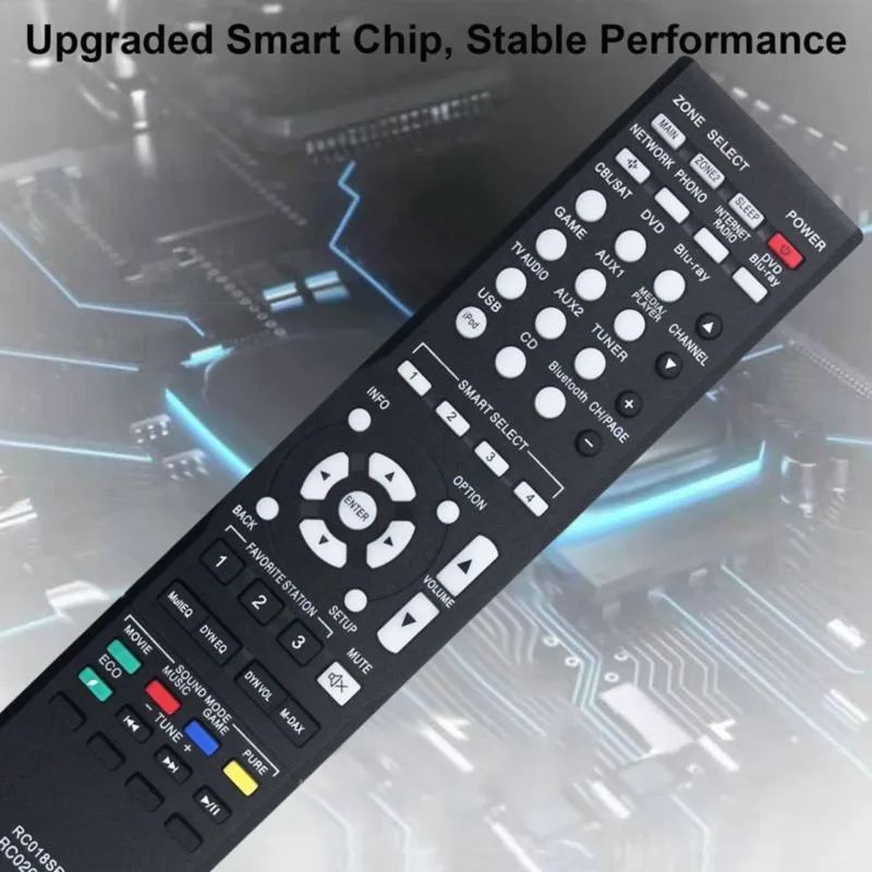DT23 RC020SR Remote Control Replacement for Marantz Receiver NR1502 NR1504 NR1505, Durable Easy Install