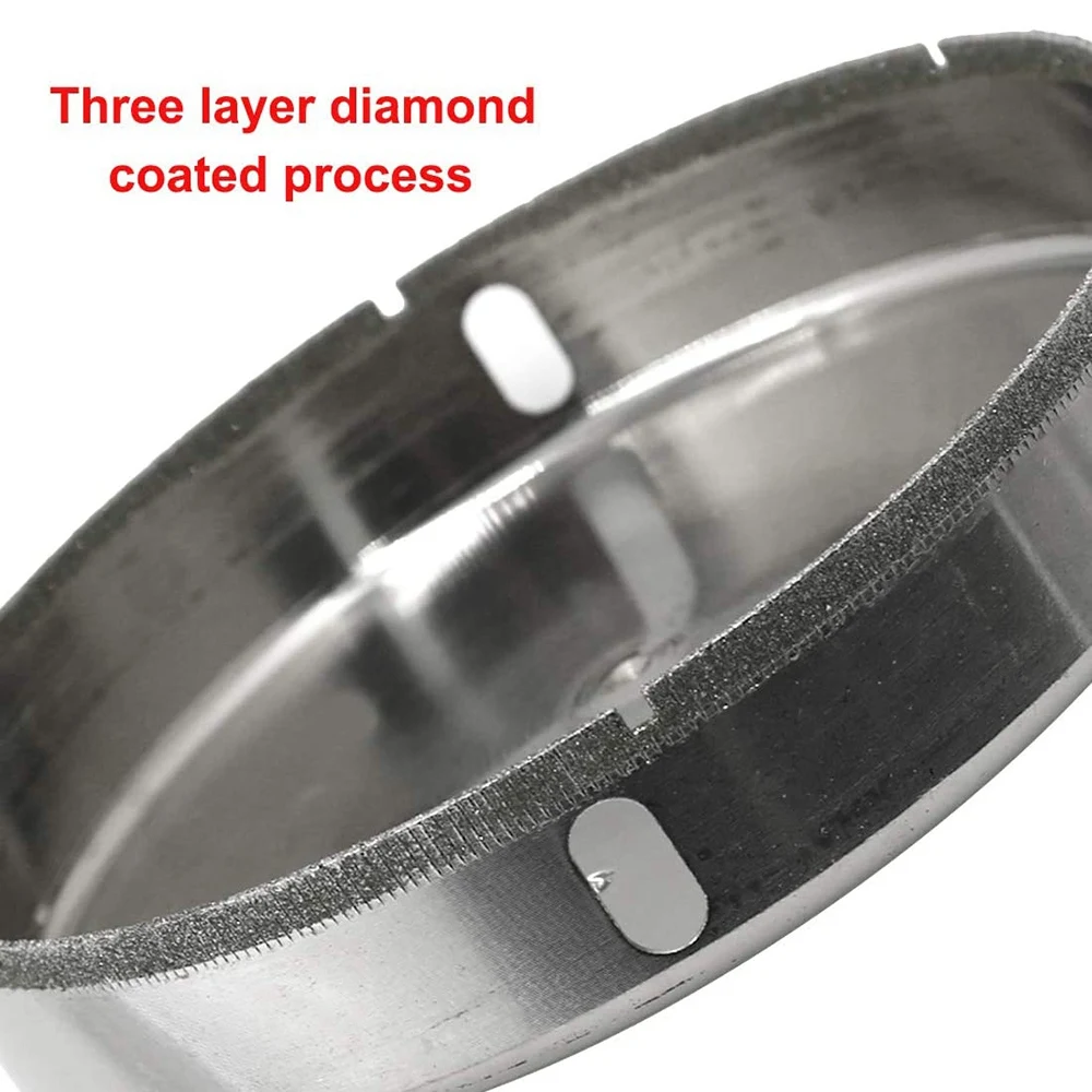 Imagem -03 - Brocas de Núcleo Oco Serra Oca Diamante Cerâmica Porcelana Vidro Mármore Granito Quartzo 130 mm