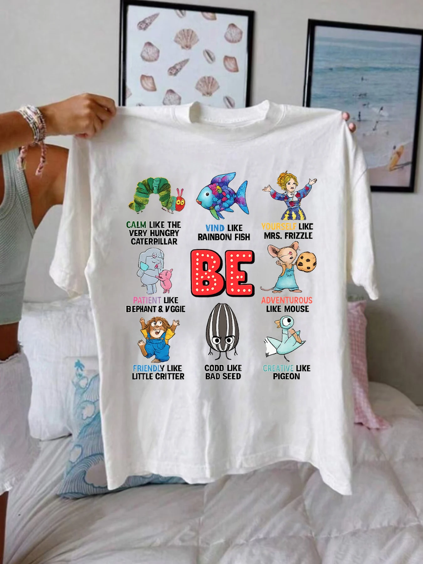 

【WZM1021173】Creative printing plus size women's T-shirt summer casual street fashion women's Joker short sleeve T-shirt