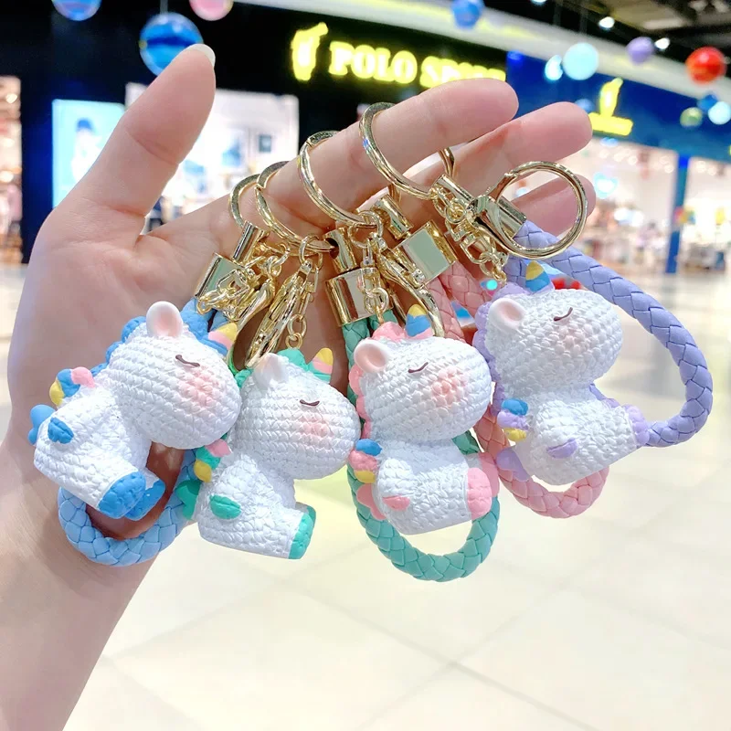 Cute Children Cartoon Keychain Fashion Bag Accessories Couple Multi-functional Bag Female Exquisite Toy Hanging Ornament Gifts