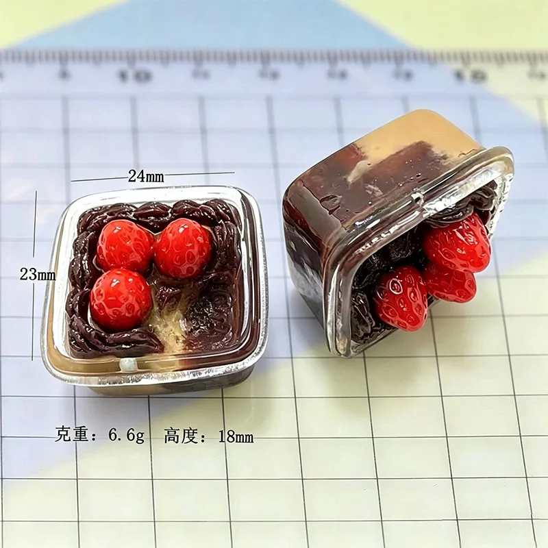 10pcs Sandwich Miniature Dollhouse Food Resin Dessert Cake Bread Fake Food For Kitchen Toys DIY Jewelry Craft Making Accessories