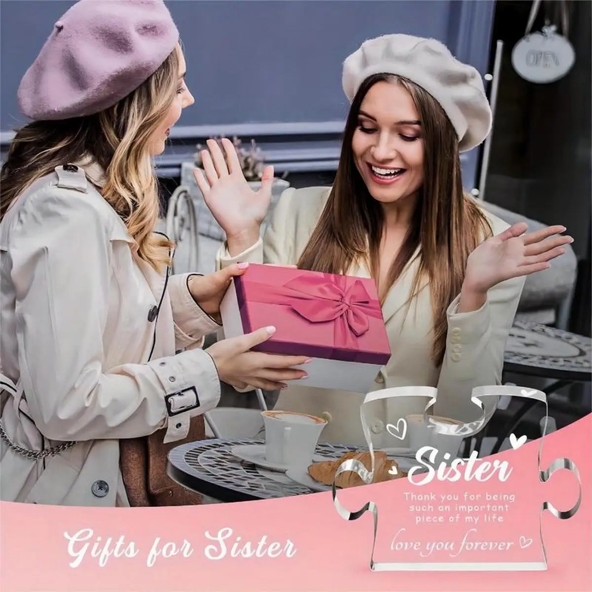 Birthday Gift Ideas for Sisters, Christmas Graduation Day Gifts for Sisters, Best Sister Gift Ideas