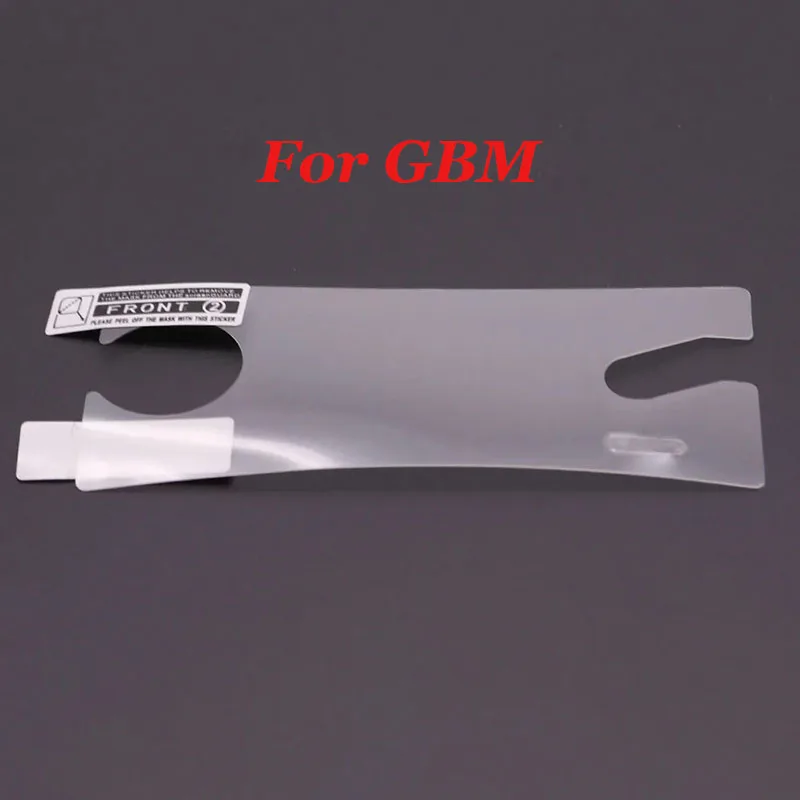 1-10개 플라스틱 투명 LCD 화면 보호 PET 필름 (GB, GBA, GBC, GBA SP, GBP, GBM 게임 콘솔용)