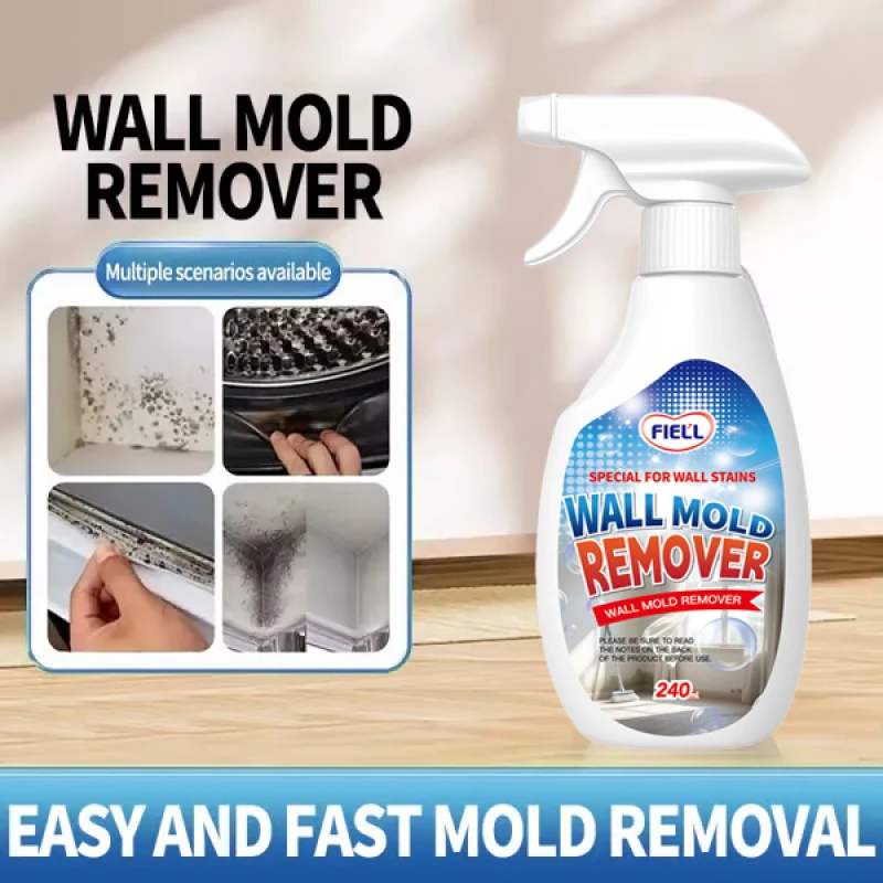 1pc Wall Mold Remover Mildew Stain Cleaner Anti-Mold Spray Quick Action Wall Mold Remover for White Walls Bathroom Kitchen