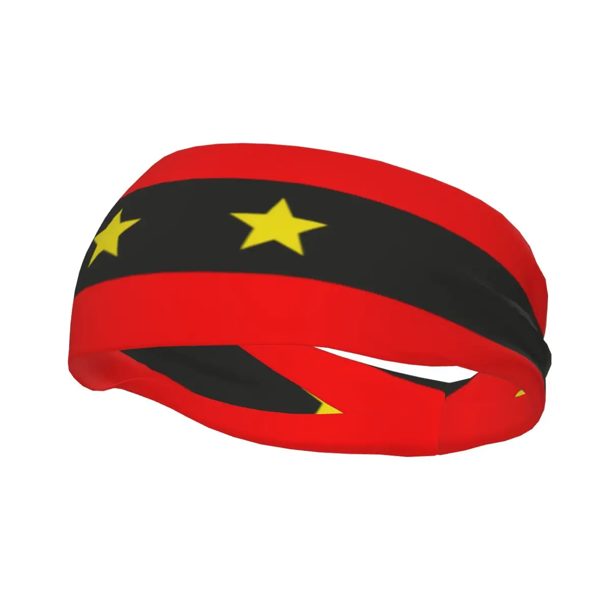 Sports Sweatband Breathable Headband Sweat Hair Head Band Piapot First Nation Flag Yoga Headband Wholesale