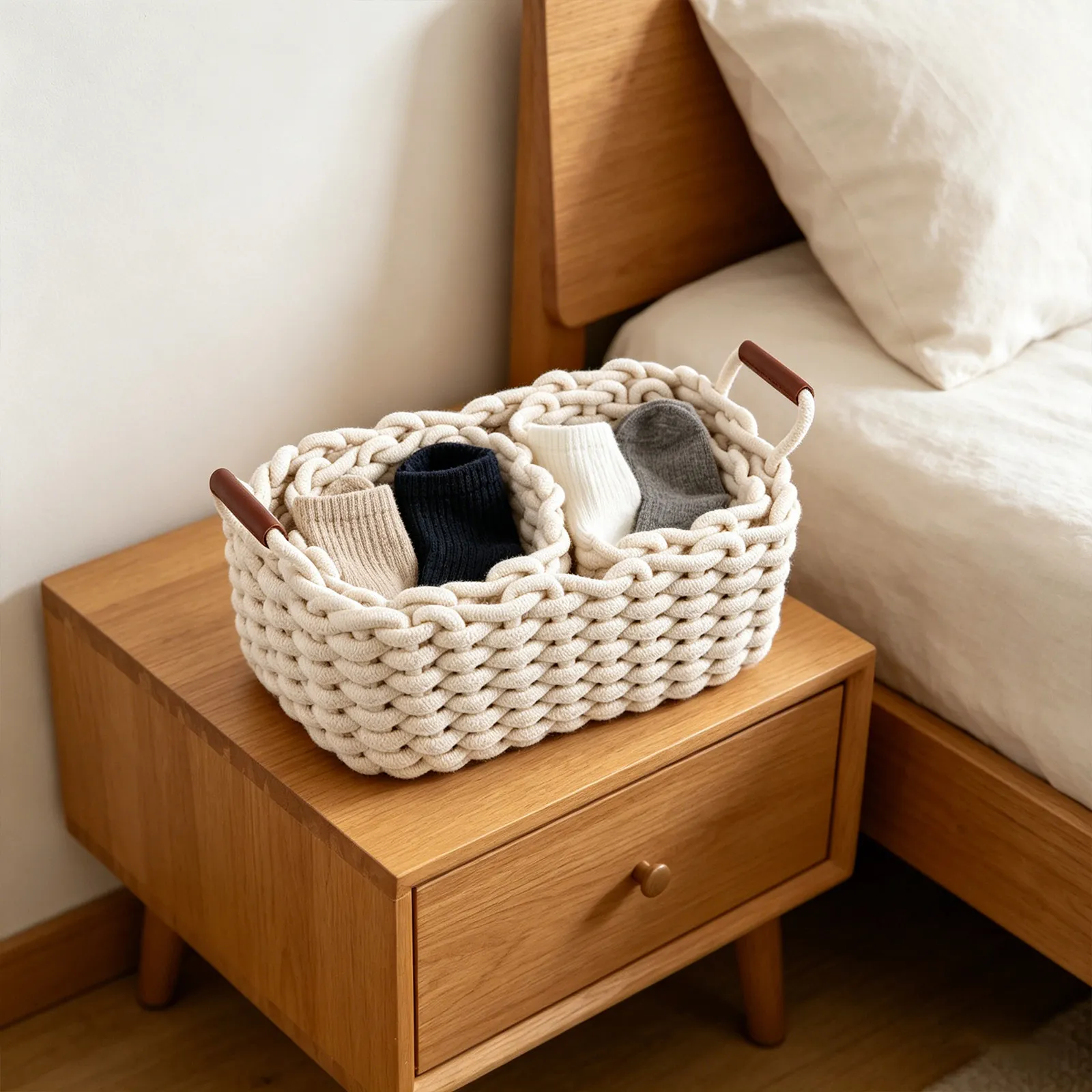 3-Piece Eco-Friendly Storage Basket Set